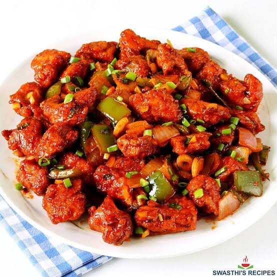 Chicken Chilli Dry (चिकन चिल्ल्ली ड्राई)