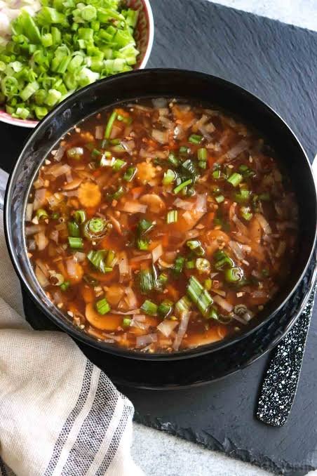 Veg Hot & Sour Soup (वेज हॉट एण्ड सावर सूप)