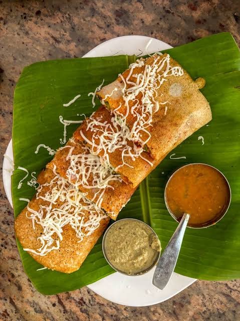 Cheese Dosa (चीज डोसा)